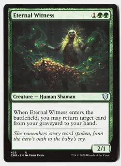 MTG - Eternal Witness 425 Near Mint Commander Legends - Image 1