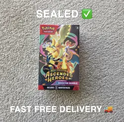 Pokemon TCG: Mega Evolution-Ascended Heroes Booster Bundle (6 Packs) ✅📮📦 - Image 1