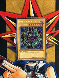 BPT-007 Dark Magician Secret Rare Limited Edition MP+ Yugioh Card - Image 1