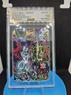 AGS10 SDBH MM2-053 FRIEZA & CELL Dragon Ball Heroes Card Bandai Meteor Mission 2 - Image 1