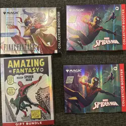 Magic Final Fantasy & Spider-Man Collector Booster Serialized Card Omega Box - Image 1