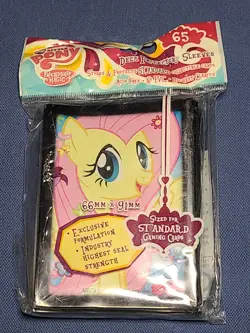 MY LITTLE PONY Deck Protector Card Sleeves 60ct Small FLUTTERSHY (ULP 84219) - Image 1