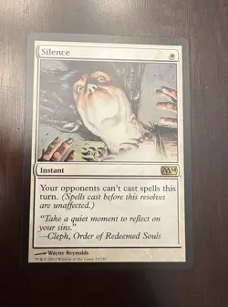 MTG Silence Magic 2014 (M14) Magic: The Gathering Near Mint - Image 1