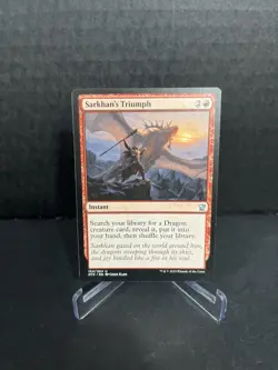 Magic the Gathering -MTG- Sarkhan's Triumph - Red - Image 1