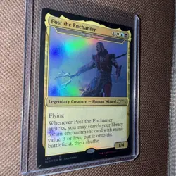 MTG Post the Enchanter - Zur the Enchanter | Secret Lair Drop Foil NM - Image 3