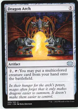 Dragon Arch 305 Uncommon Double Masters 2022 Near Mint - Image 2