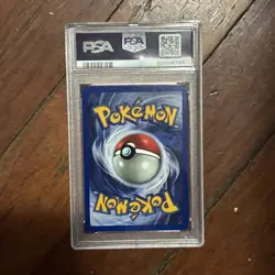 1999 POKEMON BASE SET UNLIMITED E3 STAMP-YELLOW CHEEKS #58 PIKACHU PSA 9 - Image 2