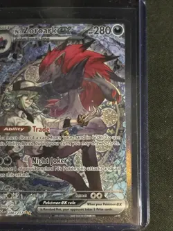 Pokemon TCG N's Zoroark Ex SIR 286/217 Ascended Heroes English NM - Image 3