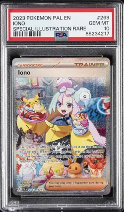 2023 POKEMON PAL EN-PALDEA EVOLVED SPECIAL ILLUSTRATION RARE #269 IONO PSA 10 - Image 1