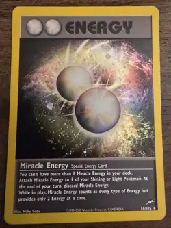 Pokemon Miracle Energy Neo Destiny Holo Lightly Played 16/105 - Image 1