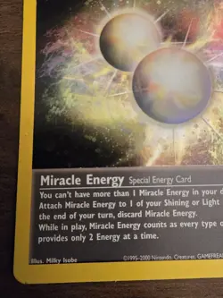Pokemon Miracle Energy Neo Destiny Holo Lightly Played 16/105 - Image 4