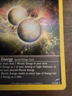 Pokemon Miracle Energy Neo Destiny Holo Lightly Played 16/105 - Image 5
