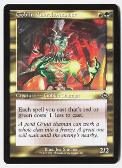 MTG - Goblin Anarchomancer (Retro Frame) 421 Near Mint Modern Horizons 2 - Image 1
