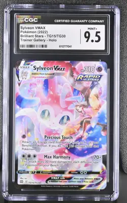 CGC 9.5 - Sylveon VMAX #TG15 Pokemon Brilliant Stars - Image 1