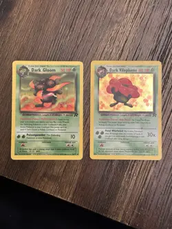 Pokemon Team Rocket Dark Gloom Dark Vileplume Lot Wizards of the Coast - Image 1