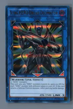 Xtra HERO Dread Decimator LEHD-ENA00 Ultra Rare Legendary Hero Decks Yu-Gi-Oh LP - Image 1