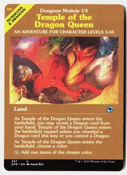 MTG - Temple of the Dragon Queen (Dungeon Module) 357 Near Mint Adventures in th - Image 1