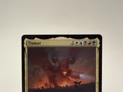 Magic: The Gathering Tiamat AFR Mythic Five-Color Legendary Dragon Creature Card - Image 2