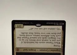 Magic: The Gathering Tiamat AFR Mythic Five-Color Legendary Dragon Creature Card - Image 3