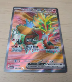 Pokemon 188/162 Gouging Fire ex Temporal Forces TCG Card - Image 2