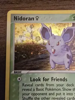 Pokemon Nidoran 70/112 Reverse Holo Card Fire Red & Leaf Green Near Mint - Image 2
