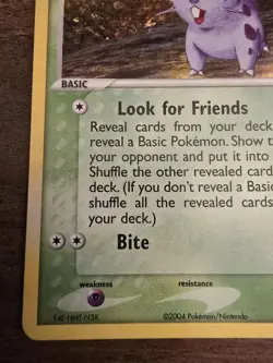 Pokemon Nidoran 70/112 Reverse Holo Card Fire Red & Leaf Green Near Mint - Image 4