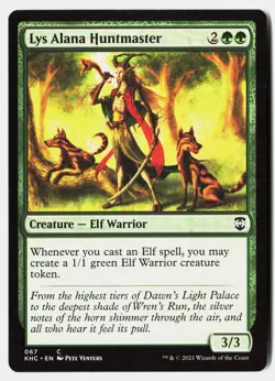 MTG - Lys Alana Huntmaster 67 Near Mint Commander: Kaldheim - Image 1