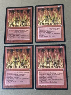 Incinerate X4 Ice Age Various Condition See Pics Front Back - Image 1