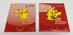 2x McDonald’s Pokemon 25th Anniversary Cards Happy Meal Booster Packs Sealed New - Image 1