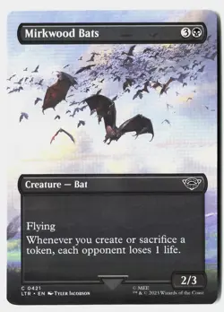 MTG - Mirkwood Bats (Borderless) 421 Near Mint Universes Beyond: The Lord of the - Image 1