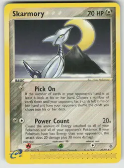 Skarmory 21/97 Rare Dragon Pokemon Lightly Played - Image 1