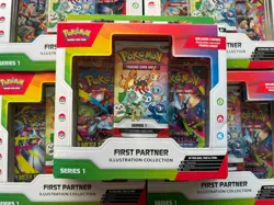 Pokemon - First Partner Illustration Collection - Series 1 - Sealed - x5 boxes - Image 1