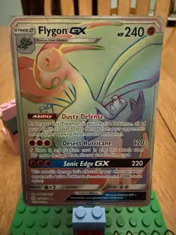 Pokemon Flygon GX 256/236 Sm-Cosmic Eclipse Secret Rare Full Art Holo HP240 - Image 2