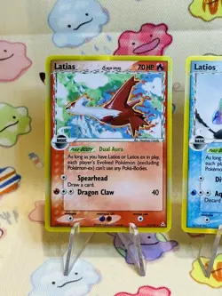 Pokemon Latias 11/110 Holon phantoms Holo + Latios 12/110 Holo LP+ Holon phantom - Image 2