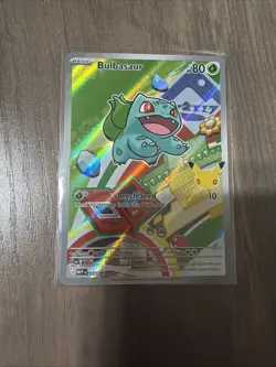 Pokemon Bulbasaur - 037 - First Partner Illustration Rare Promo NM - Image 1