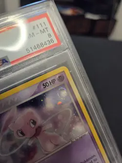 🌀 Swirl 2006 POKEMON EX HOLON PHANTOMS #111 MEW-HOLO PSA 8 - Image 4