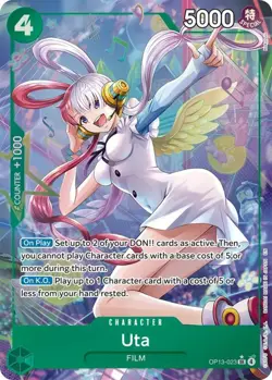 Uta OP13-023 | Carrying On His Will Alt Art NM One Piece - Image 1