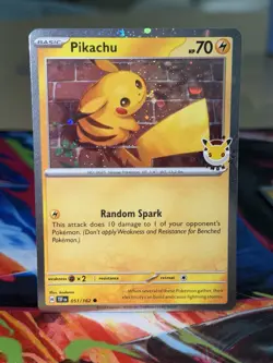 Pikachu (Pokemon Day 2026) 051/162 Miscellaneous Cards & Products Holo - Image 1