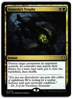Assassin's Trophy NM ECC MTG Commander: Lorwyn Eclipsed - Image 1