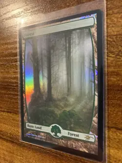 MTG✨FOREST Judge Full Art FOIL✨RARE Basic Land MINT T. Nielsen Art 2014 UNPLAYED - Image 4
