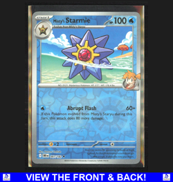 Misty's Starmie 2025 Pokemon SV Destined Rivals Reverse Holo Uncommon 47 - Image 1
