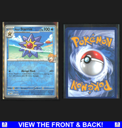 Misty's Starmie 2025 Pokemon SV Destined Rivals Reverse Holo Uncommon 47 - Image 3
