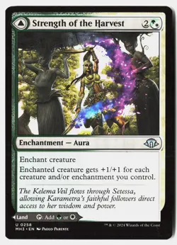 MTG - Strength of the Harvest 258 Near Mint Modern Horizons 3 - Image 1
