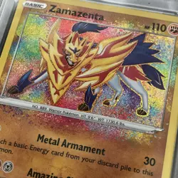 2020 Pokemon Sword & Shield Vivid Voltage #102 Zamazenta PSA 10 Gem Mint - Image 3