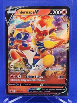 Infernape V Black Star Promo - SWSH252 - Sword & Shield Pokemon 2022 Holo Foil - Image 1