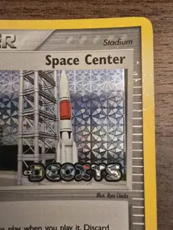 Pokemon Space Center EX Deoxys Moderately Played Foil Stamped Reverse Holo - Image 3