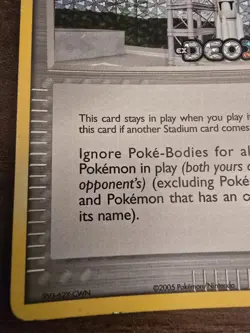 Pokemon Space Center EX Deoxys Moderately Played Foil Stamped Reverse Holo - Image 4