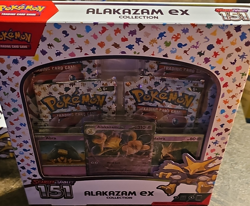 Pokemon Scarlet & Violet 151 Alakazam Kadabra Abra Collection Box Promo Booster - Image 1