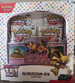 Pokemon Scarlet & Violet 151 Alakazam Kadabra Abra Collection Box Promo Booster - Image 1