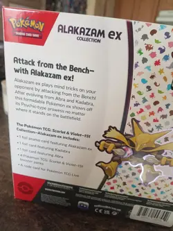 Pokemon Scarlet & Violet 151 Alakazam Kadabra Abra Collection Box Promo Booster - Image 2
